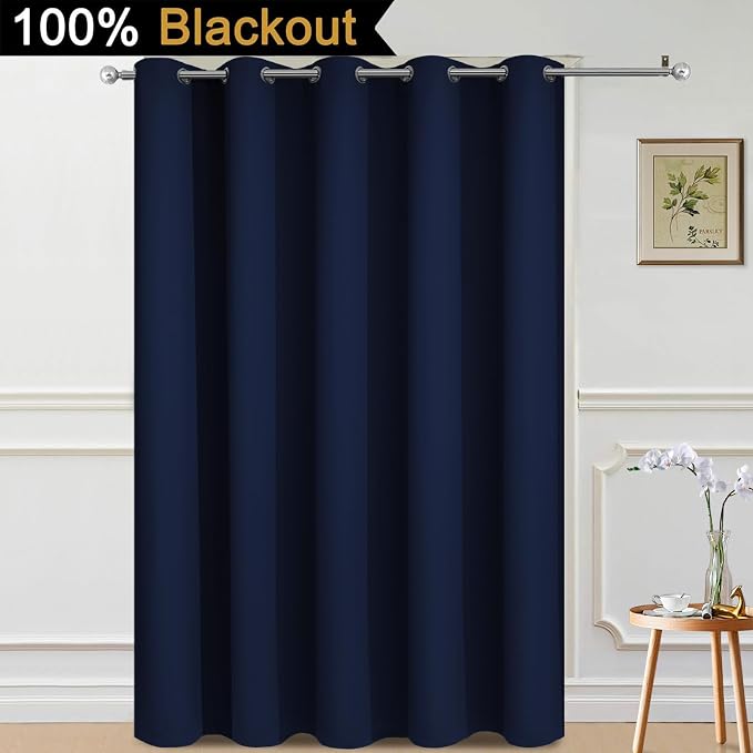 Yakamok 100% Blackout Lined Panels, Thermal Insulated Blackout Curtains - Image 2