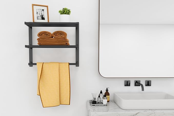 Hotel Towel Racks for Bathroom Wall Mounted, BETHOM Towel Shelf for Bathroom - Image 5