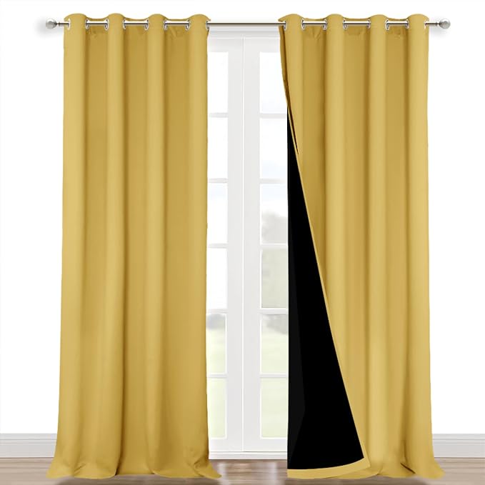 NICETOWN 100% Blackout Blinds, Laundry Room Decor Window Treatment Curtains by NICETOWN