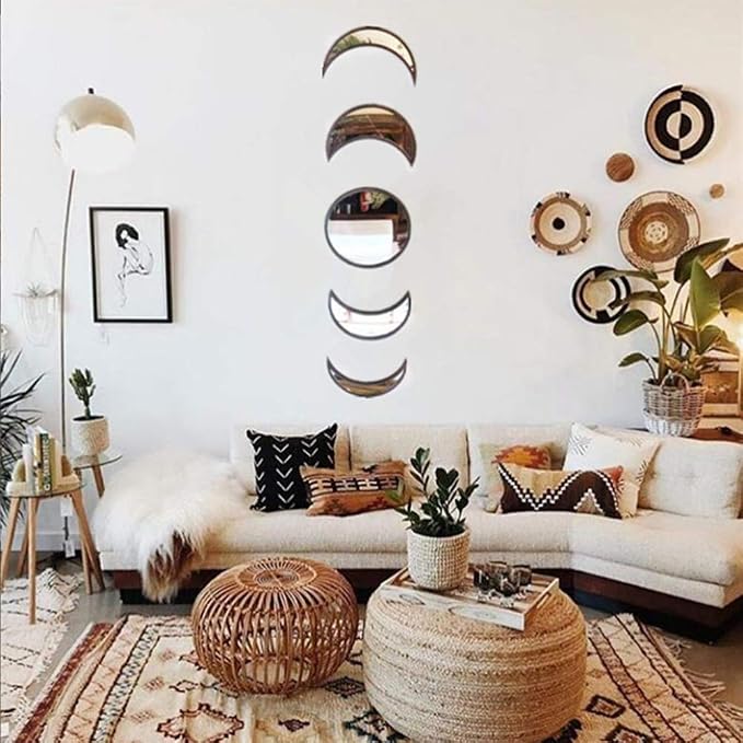 Scandinavian Decor 5-Piece Acrylic Wall Decor - Image 4
