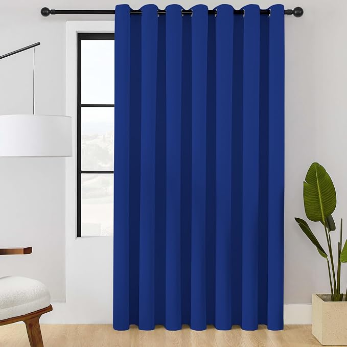 ChrisDowa Room Divider Curtain 90 Inches Long, Wide Blackout Sliding Door by ChrisDowa