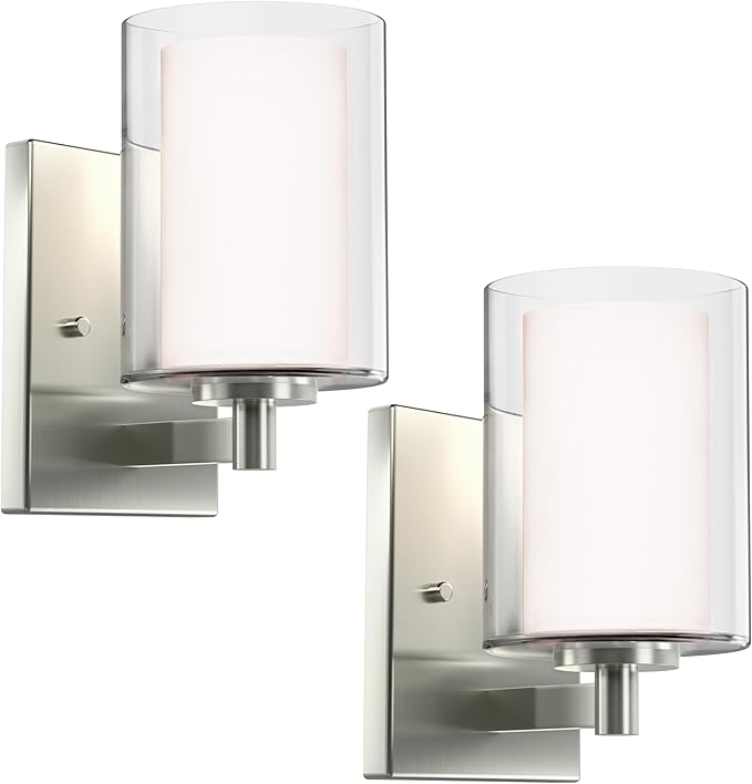 Kalium Wall Sconces Set of Two Modern Vanity Lights by Kalium