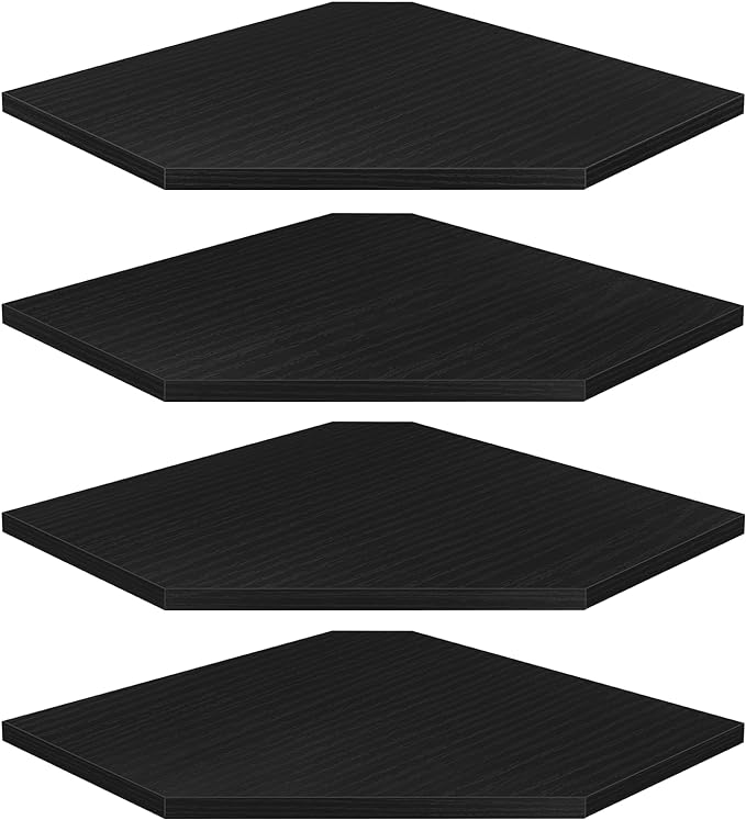 Homode Corner Floating Shelves, Corner Shelves Wall Mounted by Homode