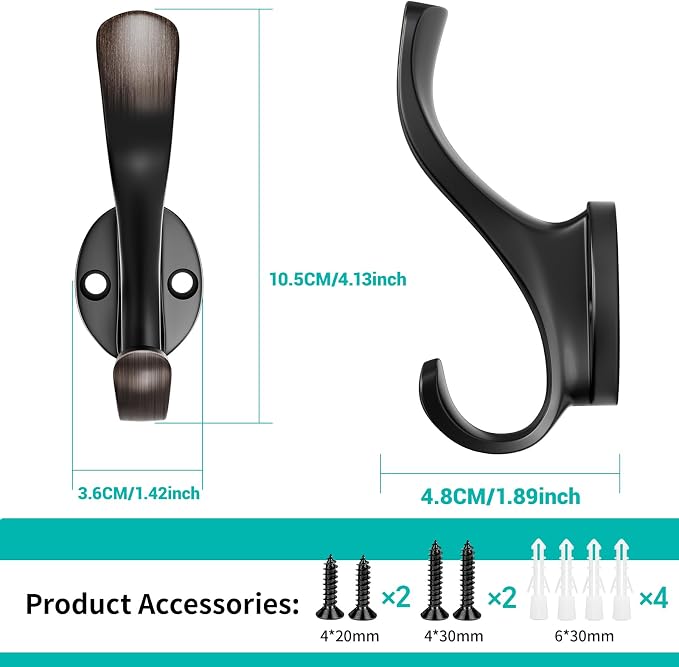 Coat Hooks Heavy Duty - Image 2