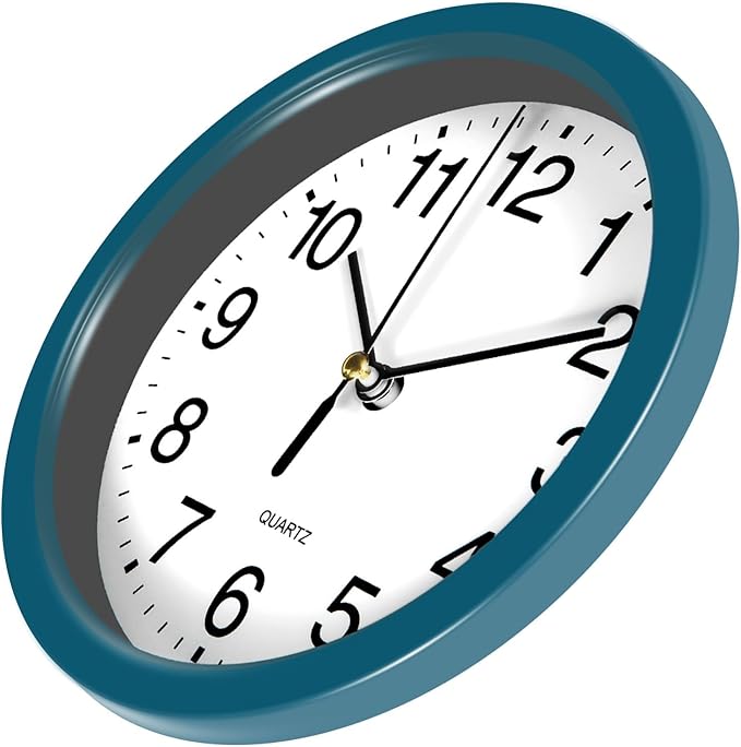 Silent Wall Clock Non Ticking, 6 Inch Wall Clocks Battery Operated, Small - Image 4