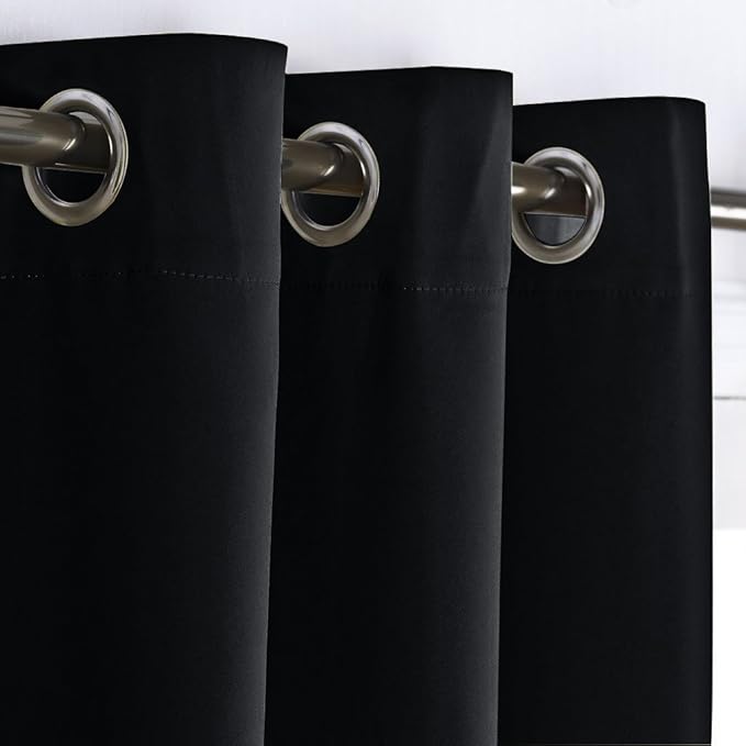 NICETOWN Closet Door Curtain, Room Dividers Panel Screens Partitions, Wide - Image 2