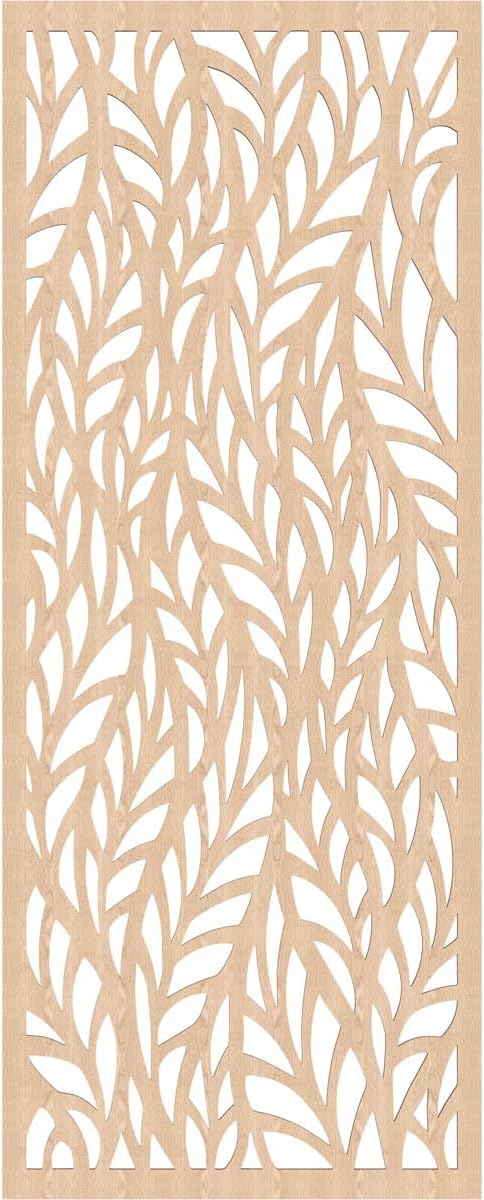Ortonville Decorative Pierced Fretwork Wood Wall Panels, 33 3/8"W x 84 3/8"H x - Image 2