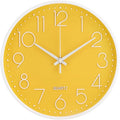 Wall Clock 10 Inch Non-Ticking Silent Modern Simple Style Round Decor Clock by BAKBRAND