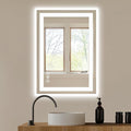 NEWBULIG 28X20 Inch LED Bathroom Wall Mirror by NEWBULIG