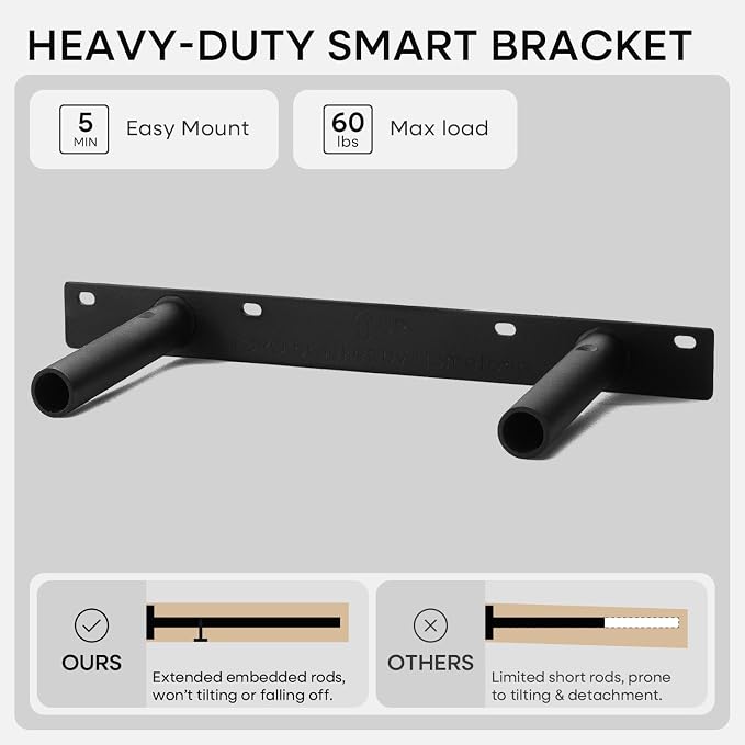 Homeforia 12 inch Golden Oak Floating Shelf, High End Solid Real Wood 12inch - Image 4