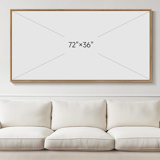 Extra Large Framed Abstract Wall Art - Image 7
