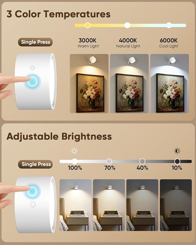 LED Wall Mounted Lights 2 Pcs - Image 3