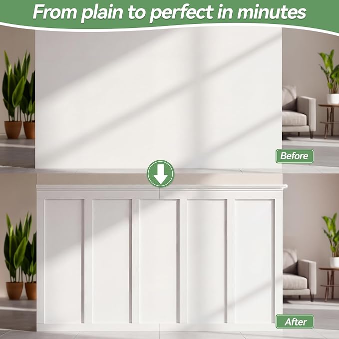 24 Pcs Mdf Board and Batten Wall Panel Kits - Image 6