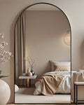 DMWOODFL 71"x30" Arched Full Length Mirror by DMWOODFL