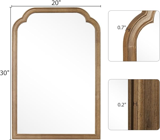 WallBeyond Wood Bathroom Mirrors - Image 6