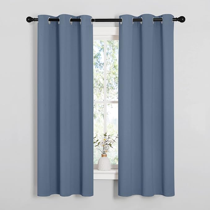 NICETOWN Kitchen Curtains Blackout Curtains & Drapes, Thermal Insulated Grommet by NICETOWN