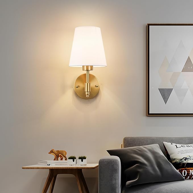 Peel and Stick Wall Sconces, Stick On Wall Sconce Set of 2, Battery Operated - Image 9