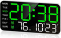 MASHI 8.4''Large Digital Wall Clock, Led Alarm Clock by MASHI