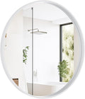 WallBeyond Round Wood Mirror 28 inch Circle Wall Mirror by WallBeyond