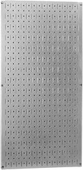 Wall Control Pegboard 32in x 16in Galvanized Metal Pegboard Tool Board Panel by Wall+Control