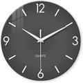 XFM Modern Wall Clock 20 Inch Large Grey Wall Clocks Battery Operated Gray by XFMWallClock