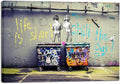 Wieco Art Gallery Wrapped Canvas Prints Life is Short Chill the Duck Out Banksy by WiecoArt