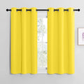 NICETOWN Bright Yellow Room Darkening Curtains by NICETOWN