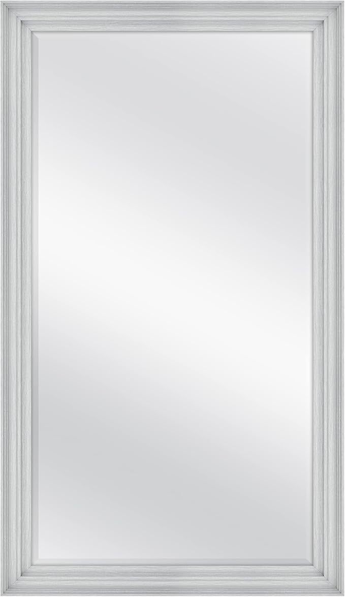 MCS Ezra 28.66x49.66 Large Wall Mirror, Vertical & Horizontal Wall Hanging by MCSIndustriesInc
