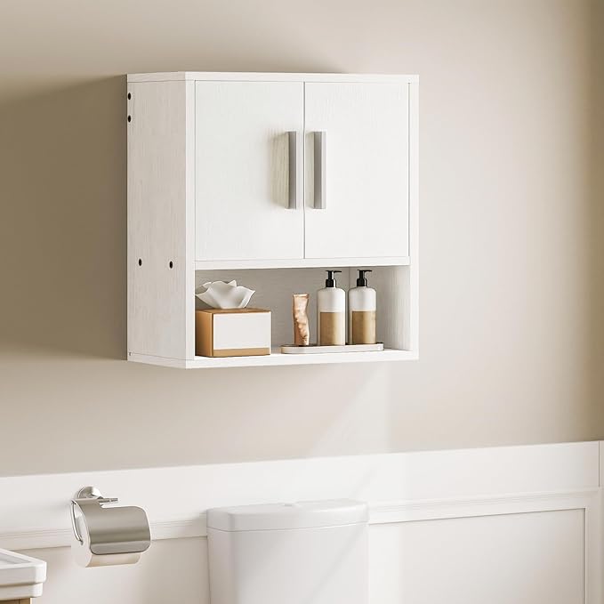 HOOBRO Bathroom Wall Cabinet, Medicine Cabinet, 15 x 7.1 x 16.1Inches, - Image 2