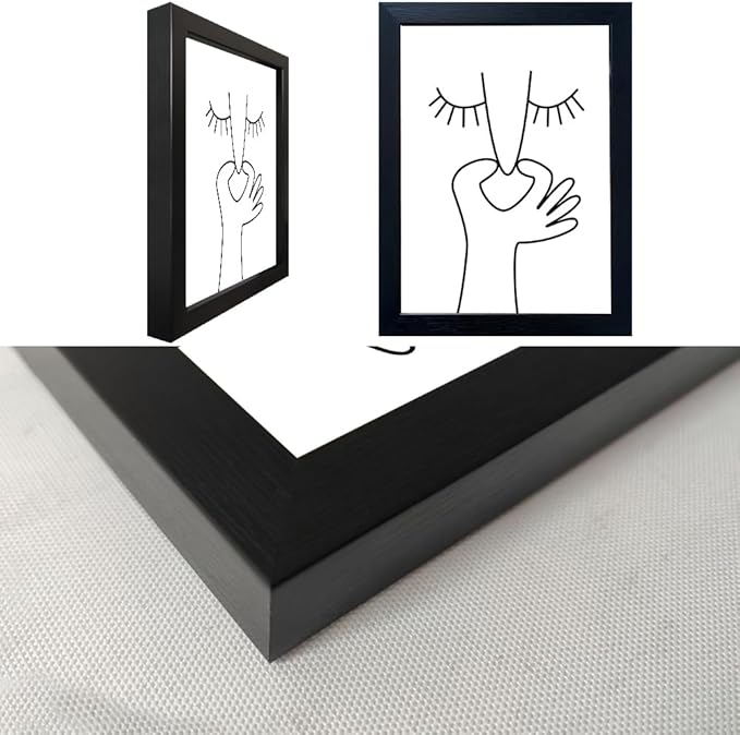 Framed Black and White Bathroom Wall Art Funny Bathroom Wall Decor Signs Bad - Image 3