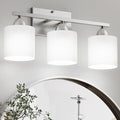 Bathroom Lighting Fixtures Over Mirror Brushed Nickel, Anti-Rust 3-Light by Dekang
