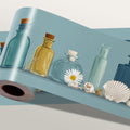 Coastal Wallpaper Border 196x4 Inch Peel and Stick Wall Border Self Adhesive by IOHEFY