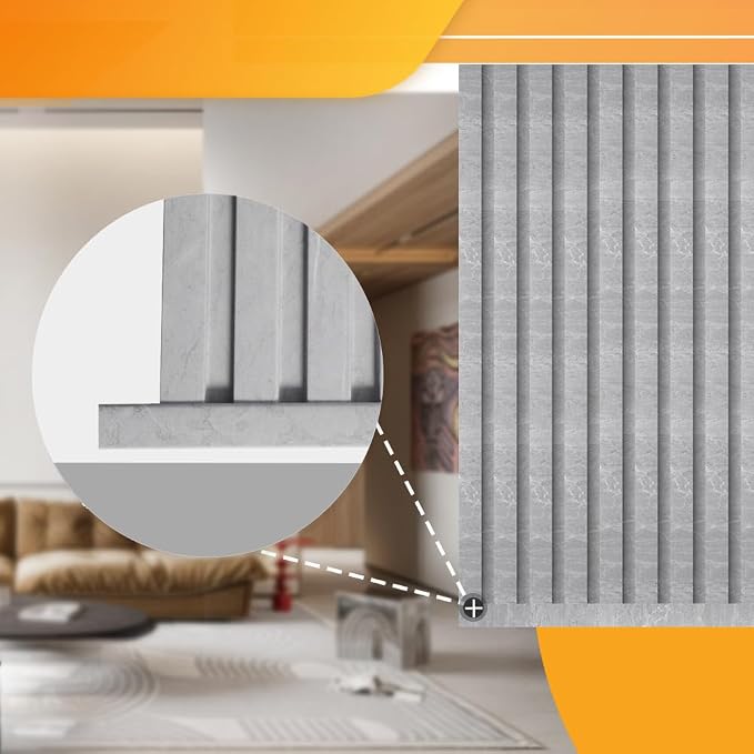 OUZUGIE 8-Pack 57 Inches, WPC Slat Wall Panel Trim, Corner Guard - Image 5