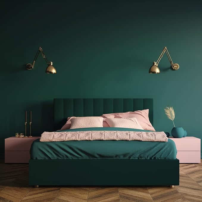 Dark Green Peel and Stick Wallpaper, 15.7 X 157 inches Renter Friendly Wallpaper - Image 5
