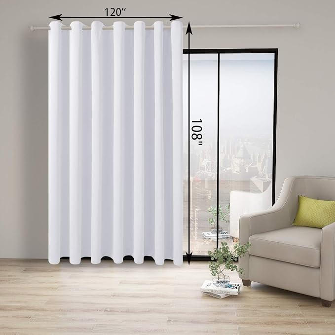 BONZER Extra Wide Room Divider Curtain Screen Partitions Total Privacy Wall - Image 4