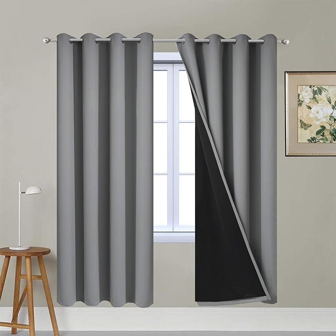Yakamok Gray Full Shading Curtain Panels by Yakamok