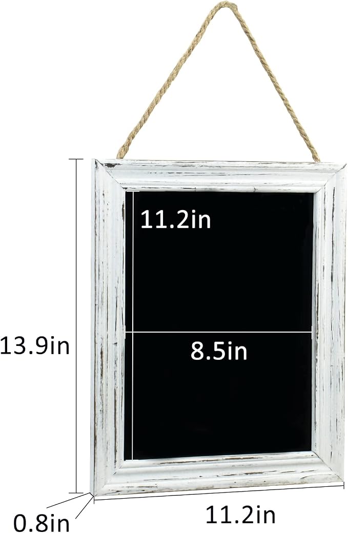 SANY DAYO HOME Rustic Wall Hanging Magnetic Chalkboard Signs 14 x 11 inches - Image 3