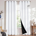NICETOWN 100% Blackout Window Curtain Panels, Cold and Full Light Blocking by NICETOWN