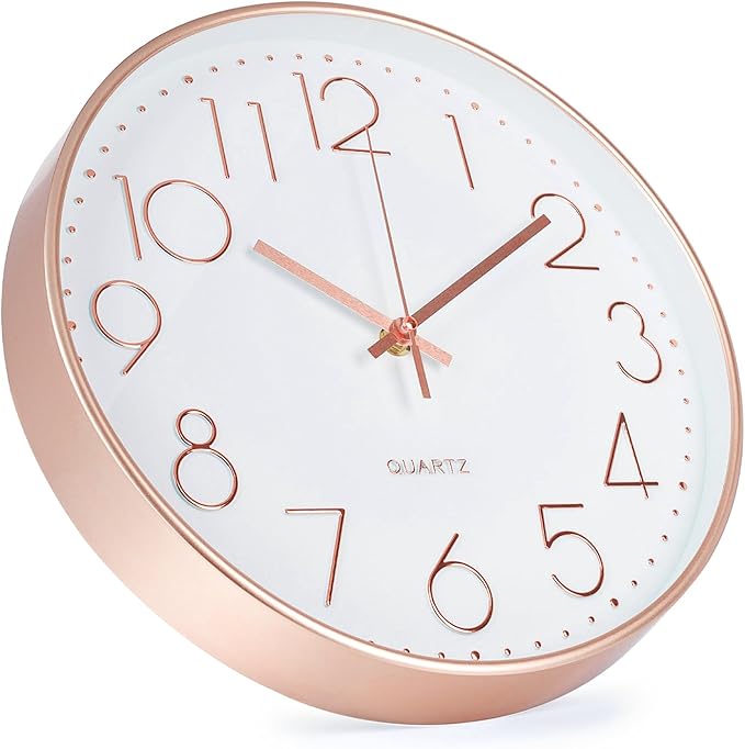 Wall Clock Non-Ticking Silent Modern Simple Style Round Decor Clock - Image 2