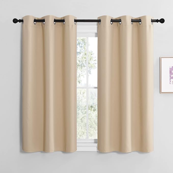 NICETOWN Room Darkening Draperies Window Curtain Panels, Thermal Insulated by NICETOWN