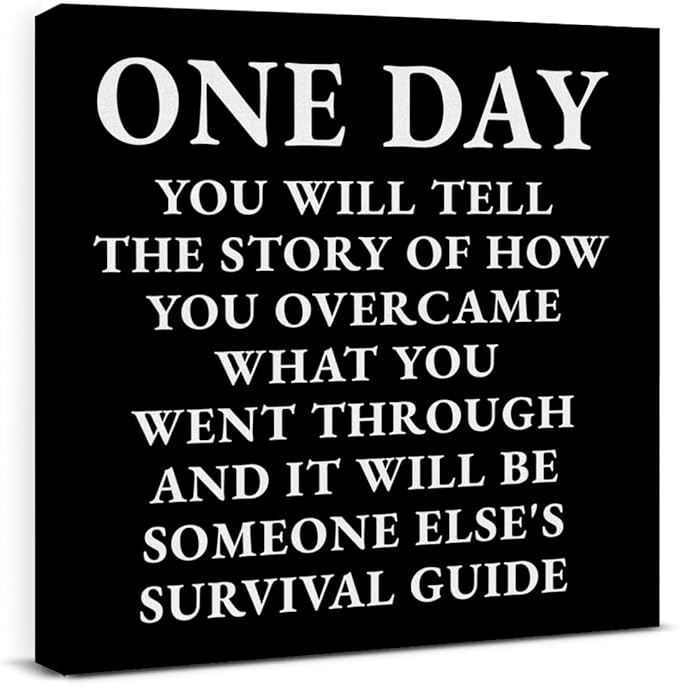 Inspirational Quotes Wall Art Decor, Motivational Success Canvas Painting by VAHATAN