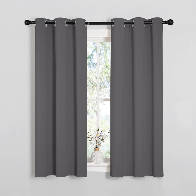 NICETOWN Bedroom Curtains Blackout Drapery Panels, Three Pass Microfiber - Image 2