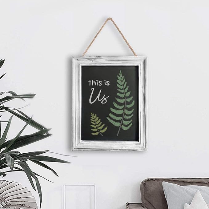 SANY DAYO HOME Rustic Wall Hanging Magnetic Chalkboard Signs 14 x 11 inches - Image 6