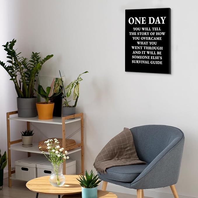 Inspirational Quotes Wall Art Decor, Motivational Success Canvas Painting - Image 5