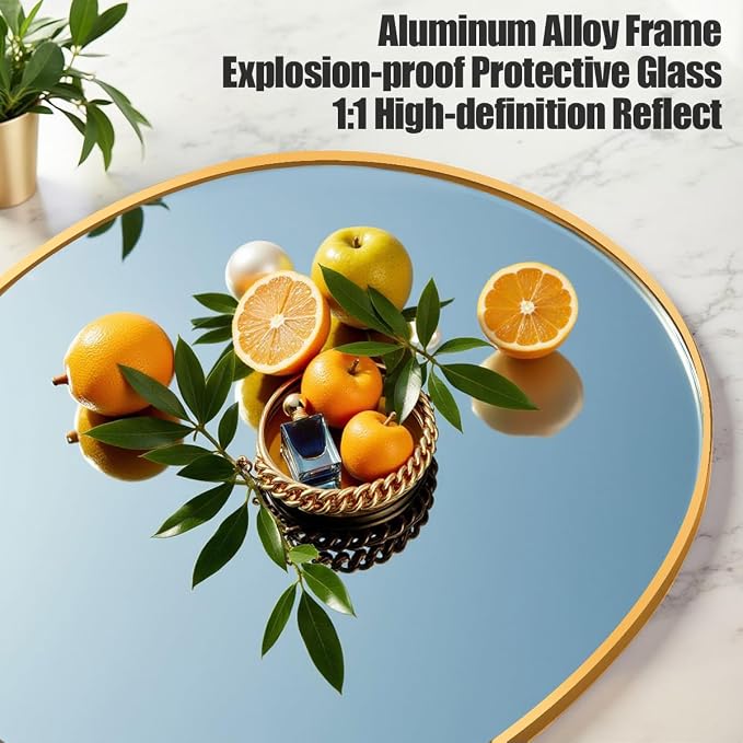 Prywot Arched Floor Mirror, 58 "x 18" Full Length Mirror Wall Mirrors Hanging - Image 3