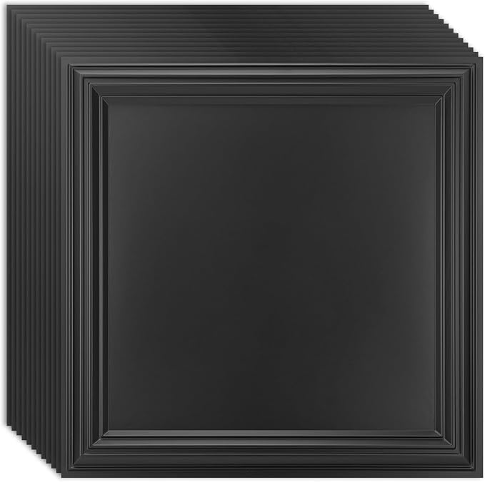 Art3d 36-Pack Drop Relief Ceiling Tiles by Art3d