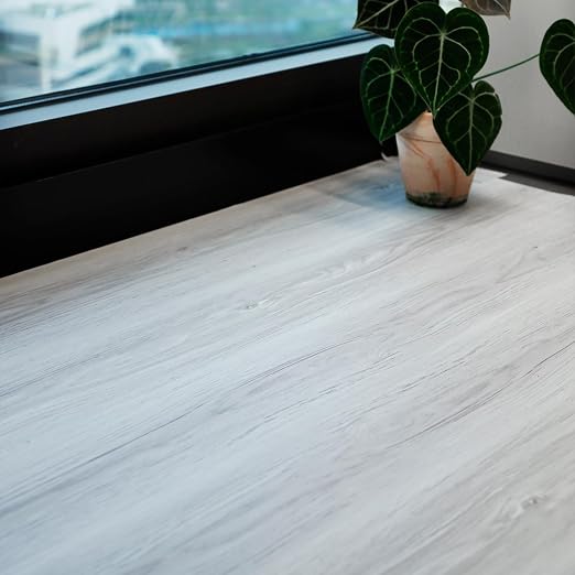 Wood Grain Peel and Stick Floor Tiles – 11.8” Width, Full Roll Length of 590" – - Image 7