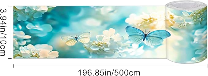HOMETITUTE Wallpaper Border Peel and Stick Decorative Wall Trim Self Adhesive - Image 5