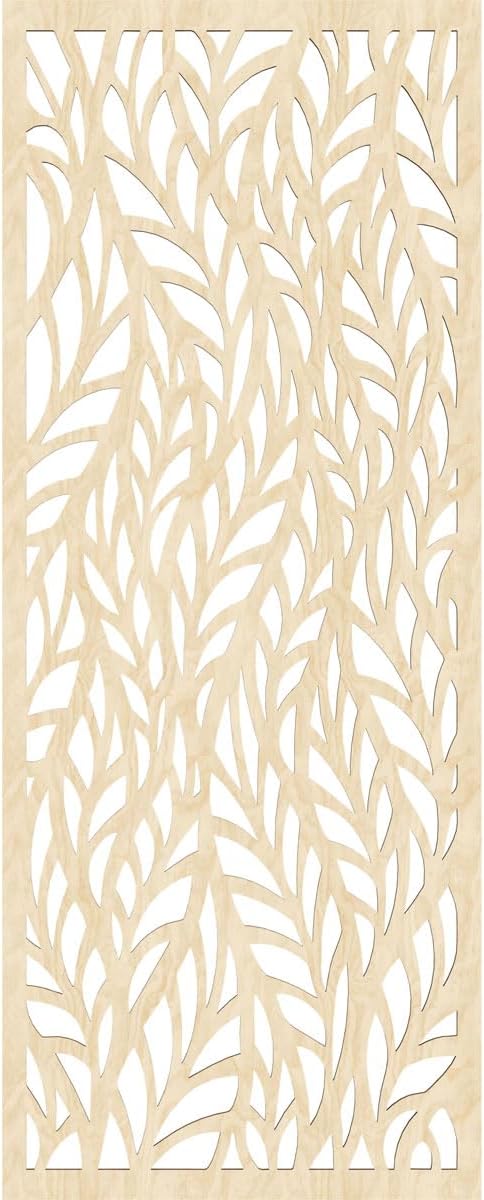 19 3/8"W x 49 3/8"H x 1/4"T Ortonville Decorative Fretwork Wood Wall Panels - Image 4