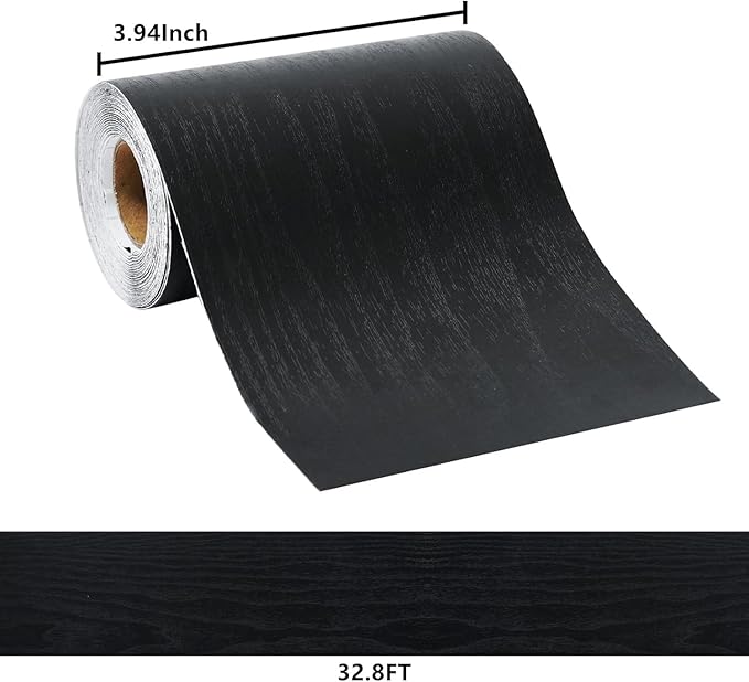 DESOMINOR 32FT Peel &Stick Wood Grain Wallpaper Border Removable Waterproof - Image 6